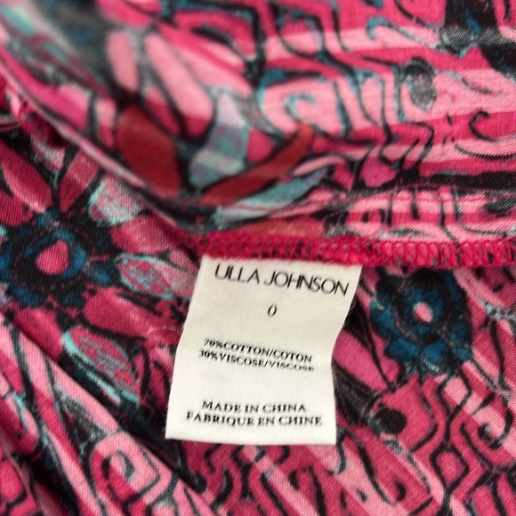 Ulla Johnson Helia Ruched Printed Cotton Midi Dress - Picture 10 of 11